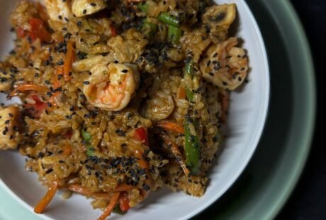 Тяхан з креветкою